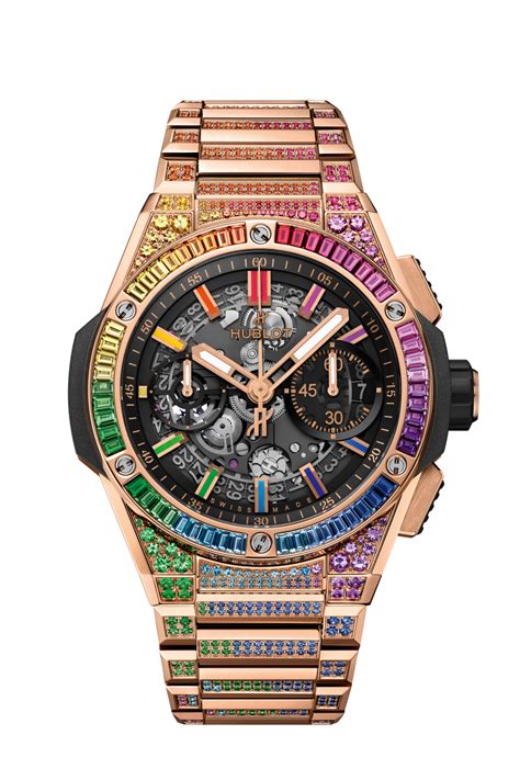 hublot king gold rainbow|Hublot big bang.